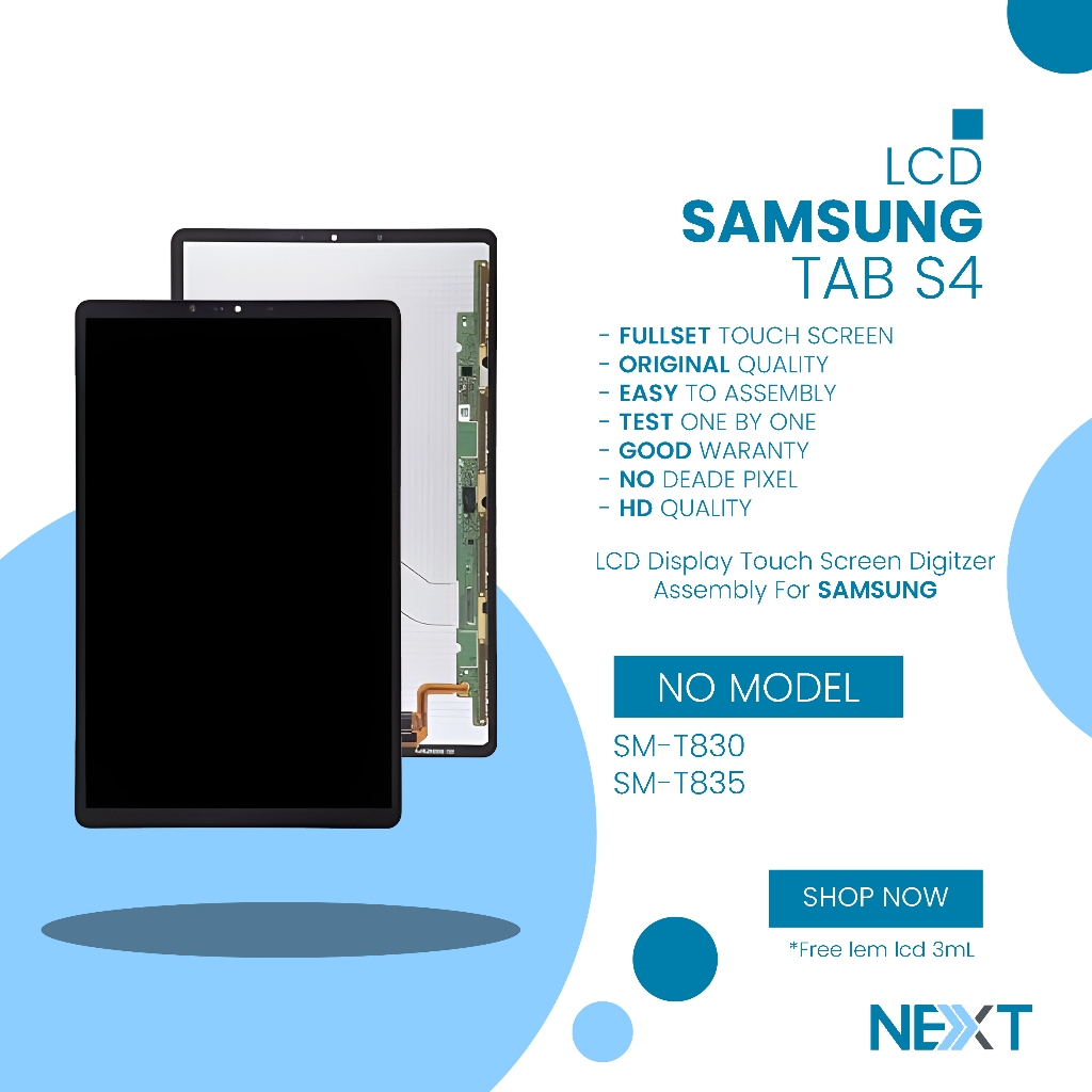 LCD Samsung Tab S4 ( SM-T830 / SM-T835 ) - Fullset Touchscreen Original