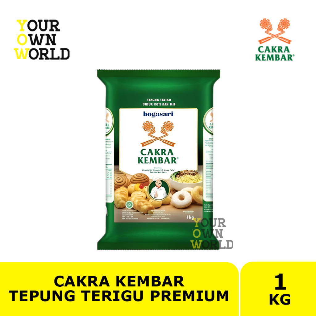 CAKRA KEMBAR Tepung Terigu 1000g | Tepung Terigu CAKRA KEMBAR 1000gr | CAKRA KEMBAR Tepung Terigu Pr