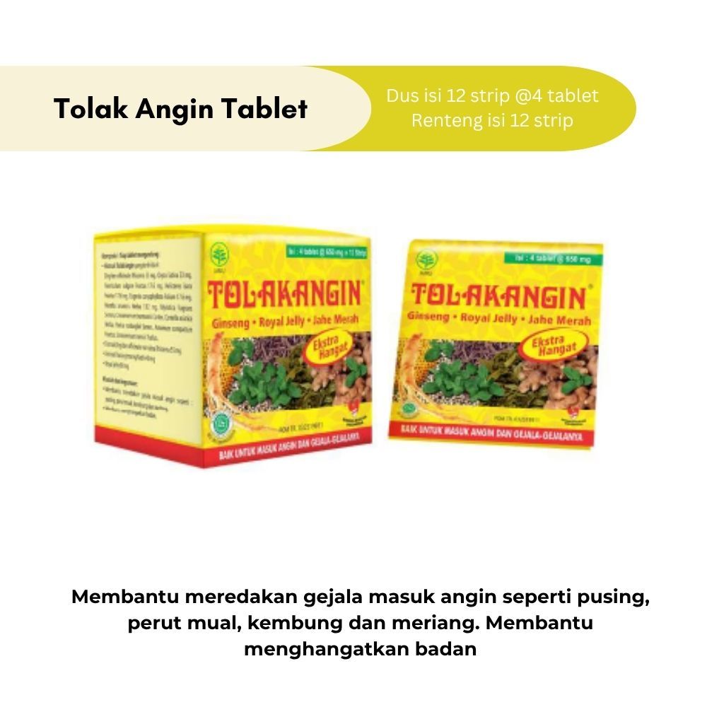 Tolak Angin Tablet 1 Box 12 pcs