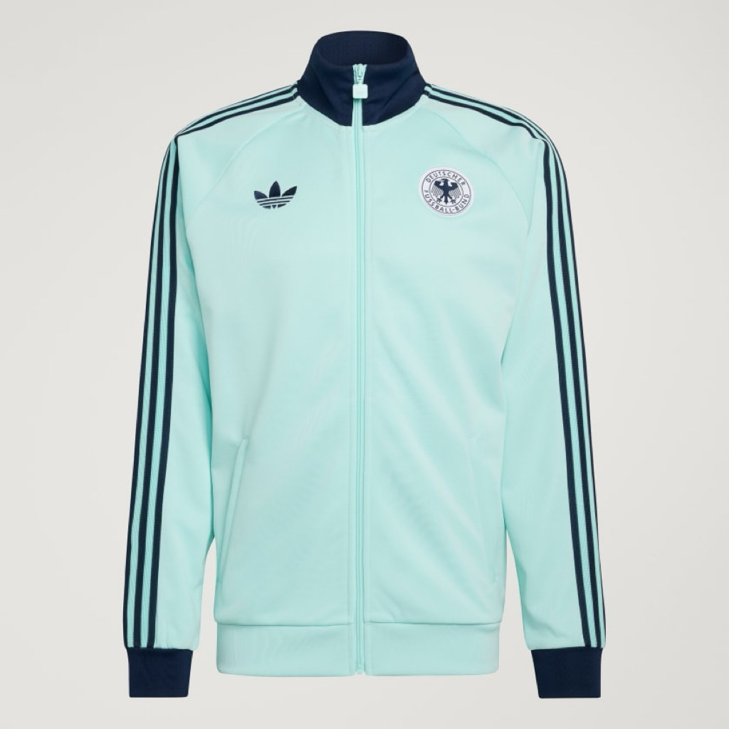 Adidas Tracktop Germany Semi Flash Aqua JZ9340 BNIB Original Resmi
