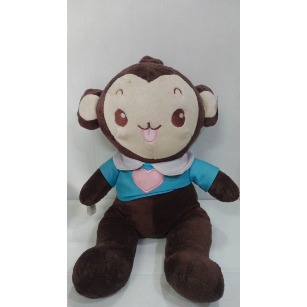 Boneka Monyet Baju Biru