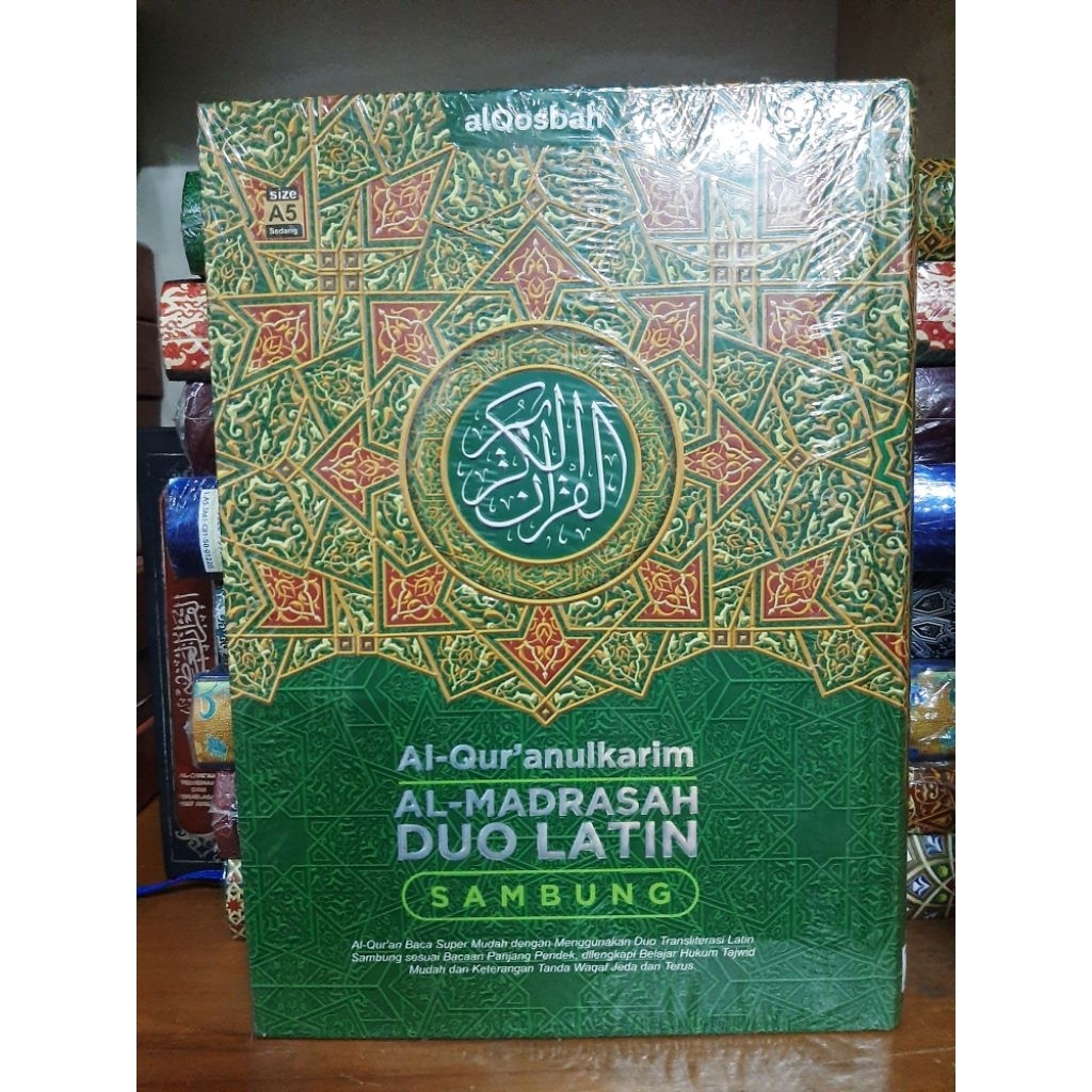 AL QURANULKARIM AL MADRASAH DUO LATIN SAMBUNG A5 ALQOSBAH