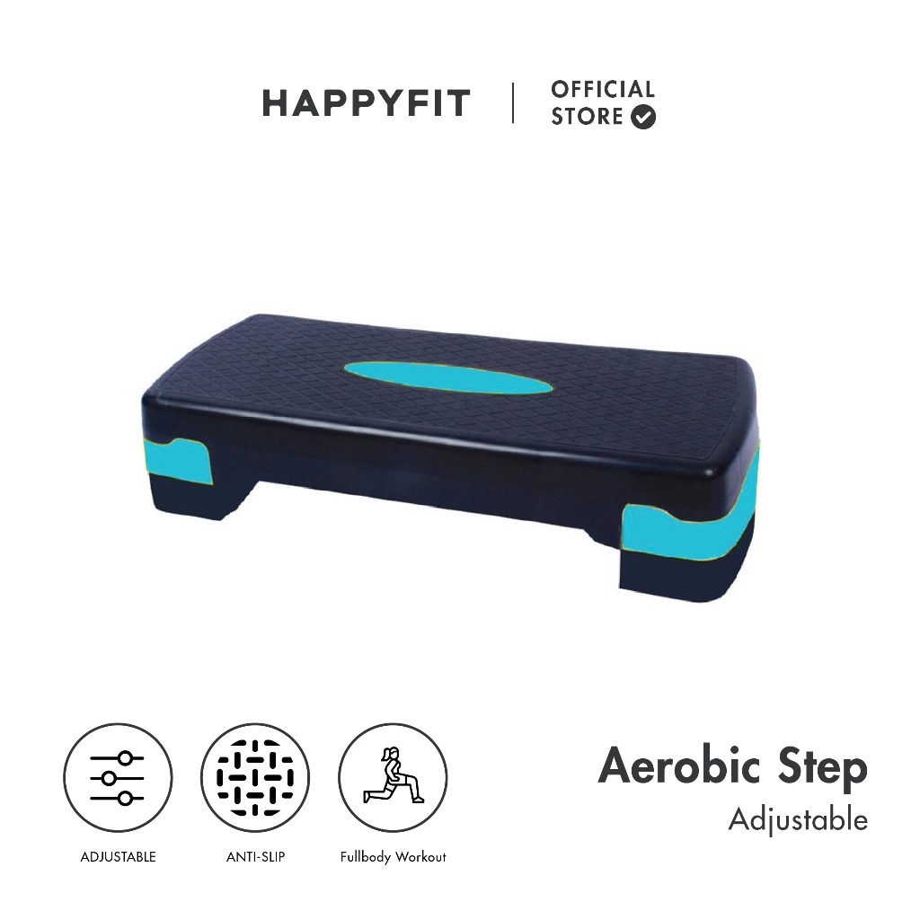 Happyfit Aerobic Step - Papan Senam Aerobik Hijau