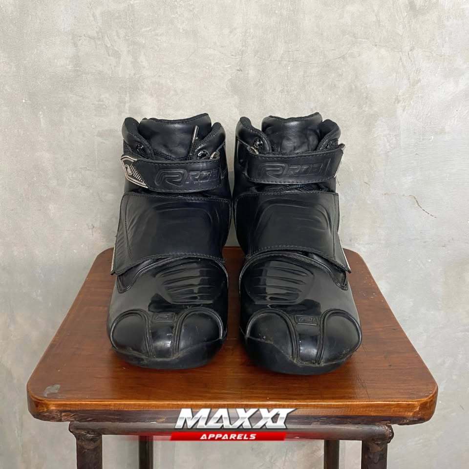 Sepatu Touring ROB1 RCB1 | ROB1 RCB1 BLACK Full Leathers | Sepatu riding pria | Original ROB1