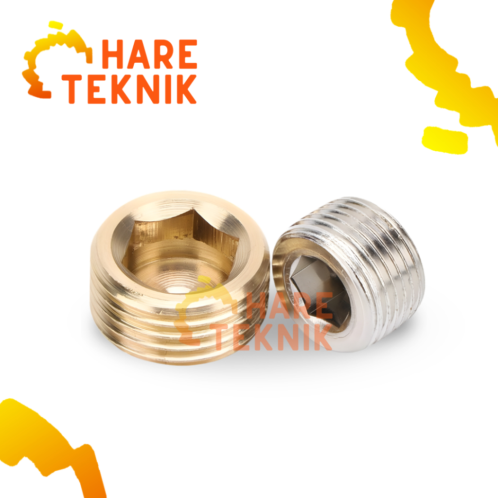 PLUG 3/4" Baut L tanam Ukuran 3/4" (m26) Penutup Drat