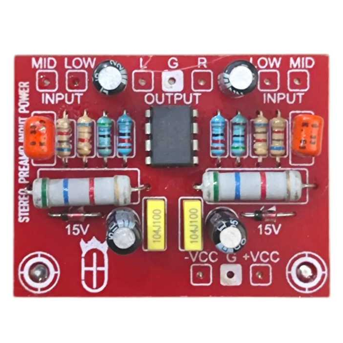 Kit preamic signal stereo input power | Preamp mic signal