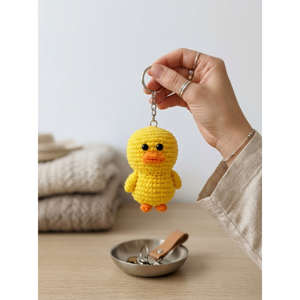 [READY] Sally Amigurumi Keychain Boneka Rajut Bebek Sally Lin3 Lucu Imut Ganci Gantungan Tas Gantung