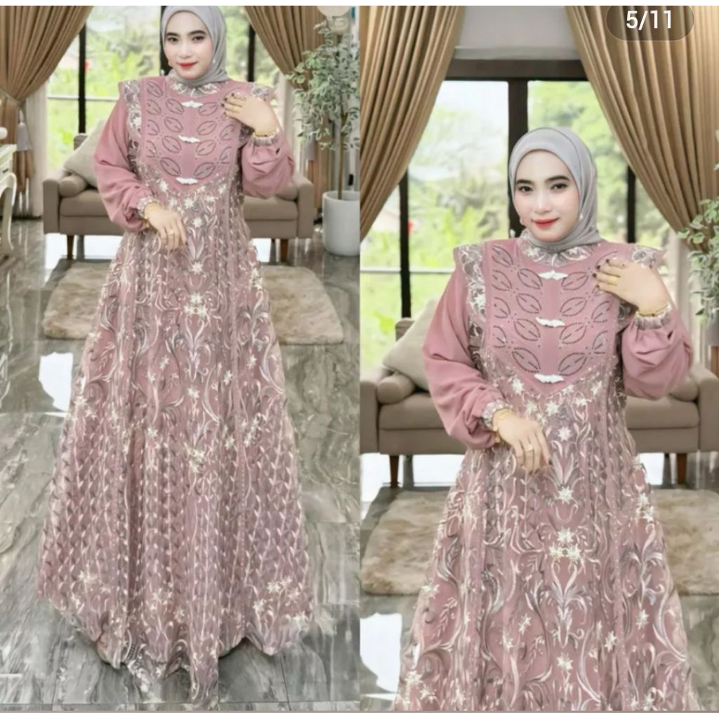 Abang adek gamis jumbo