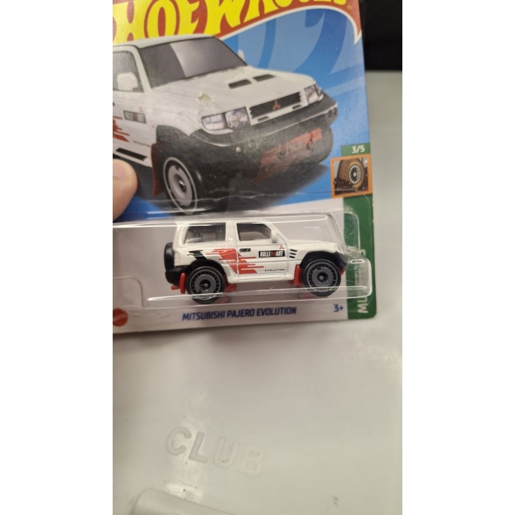 HOT WHEELS PAJERO EVOLUTION PUTIH [MURAH LOOSE]
