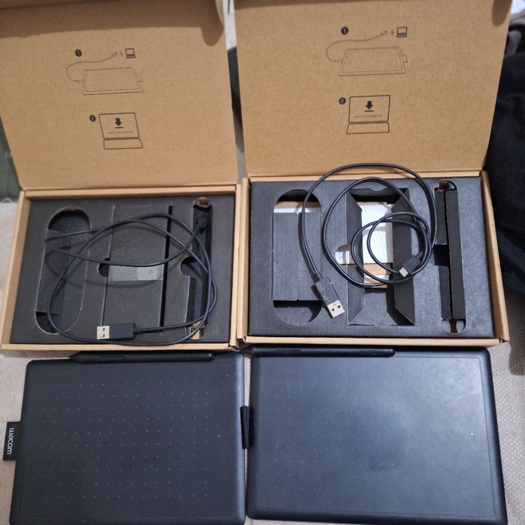 Wacom CTL-472 Fullset Second ( One By Wacom ) ( Orderan Facebook : Max )