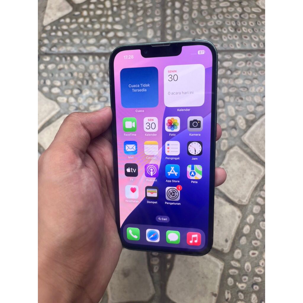 IPHONE 13 128 GB RESMI IB0X LENGKAP MURAH