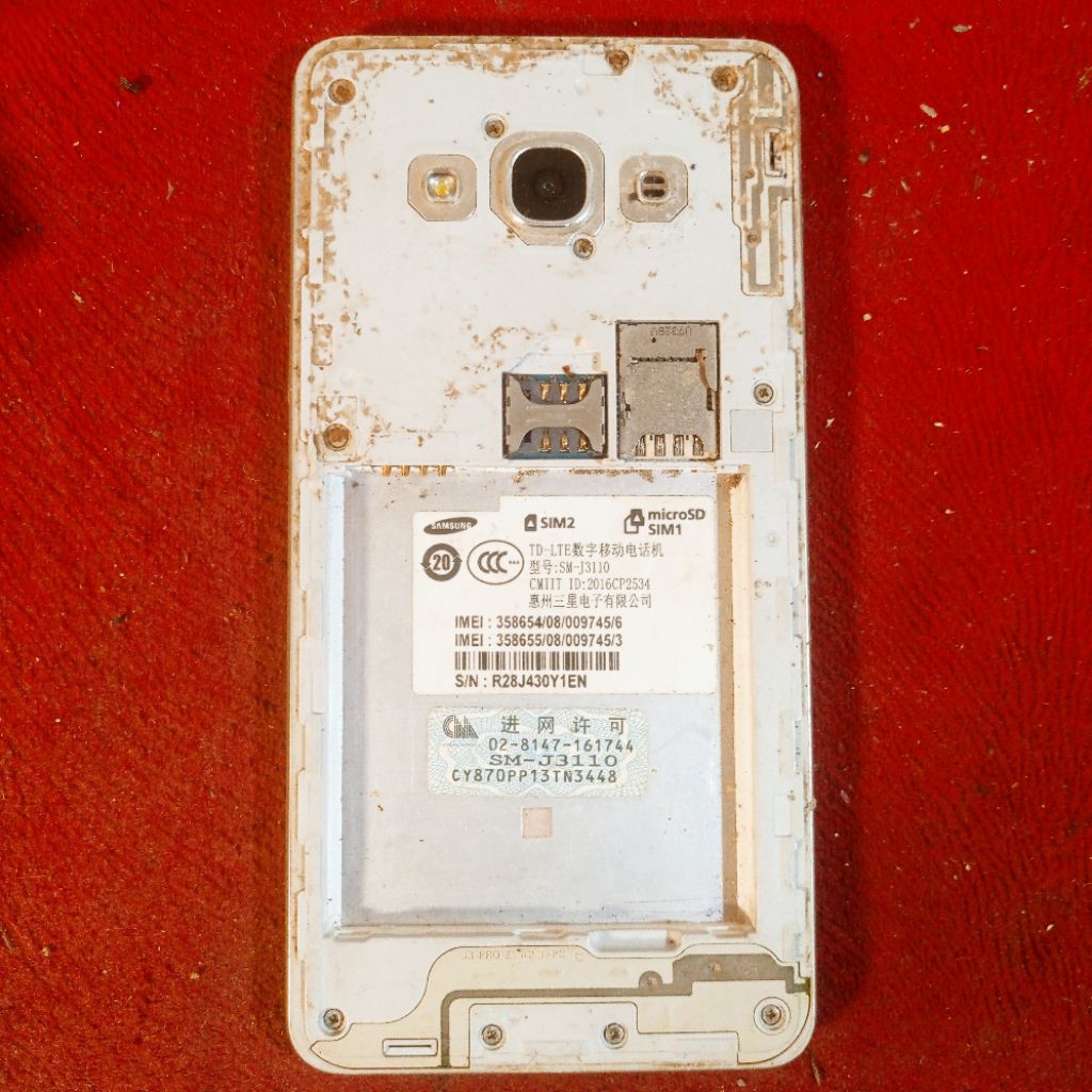 Mesin Samsung J3 pro J3110