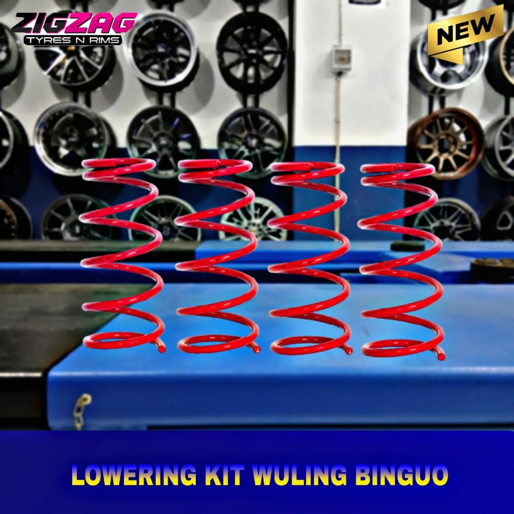 Per Mobil Wuling Binguo - Lowering Kit HSR WHEEL / LOWERING KIT HSR RED WULING BINGUO