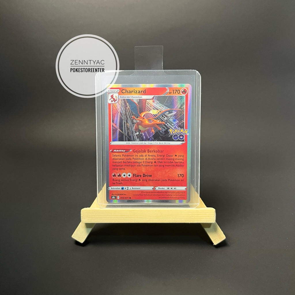 Charizard Pokemon Go Holo, Kartu Pokemon TCG Indonesia