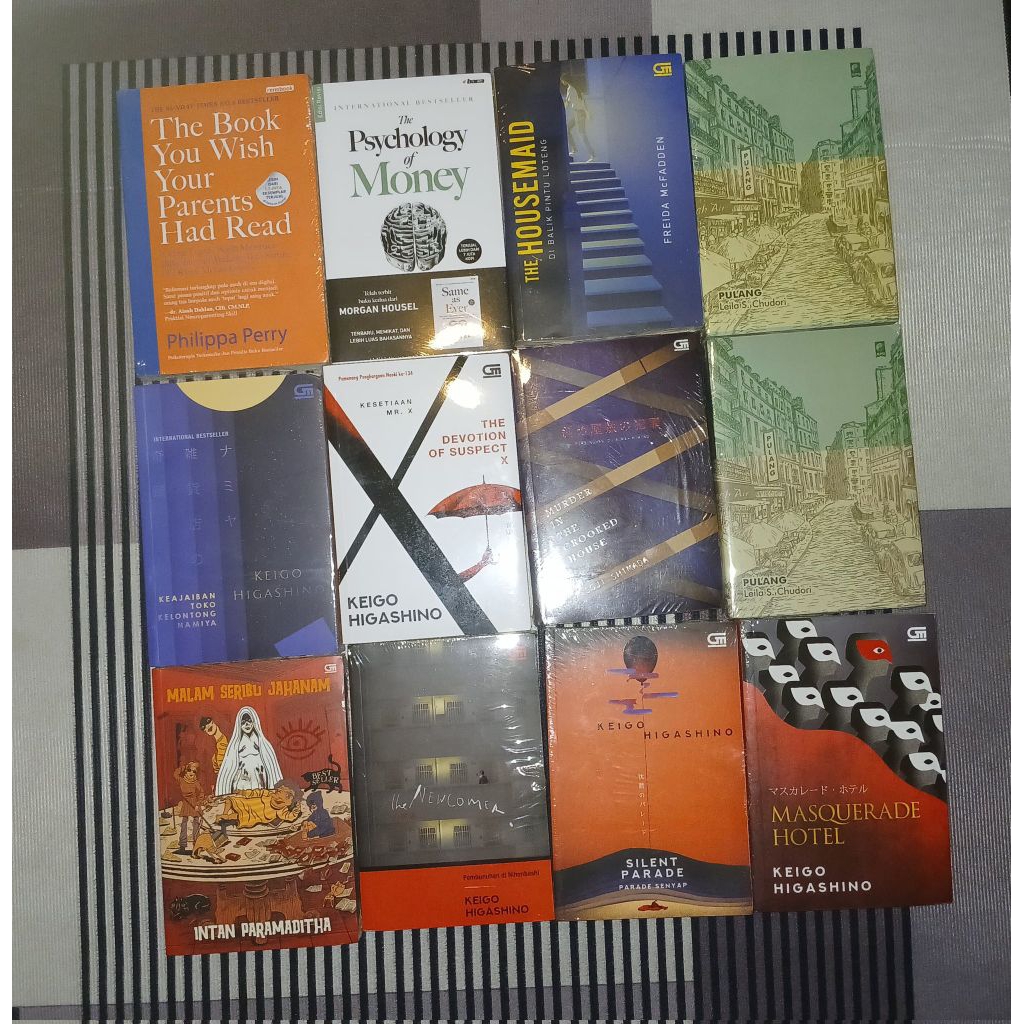 BUKU NOVEL NEW SEALED [STOK TERBATAS] Keajaiban Toko Kelontong Namiya, Silent Parade, Midsummer's Eq