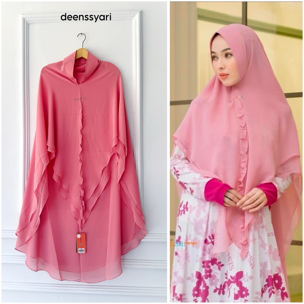sisesa khimar pink halime