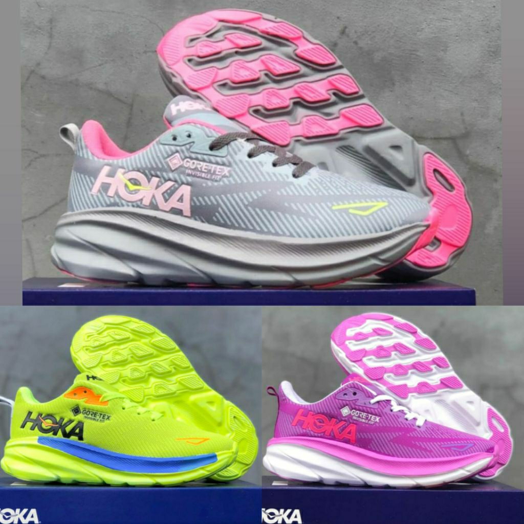Sepatu Hoka Wanita Terbaru. Sepatu Senam Zumba Lari Joging Gym Olahraga Wanita Murah Import