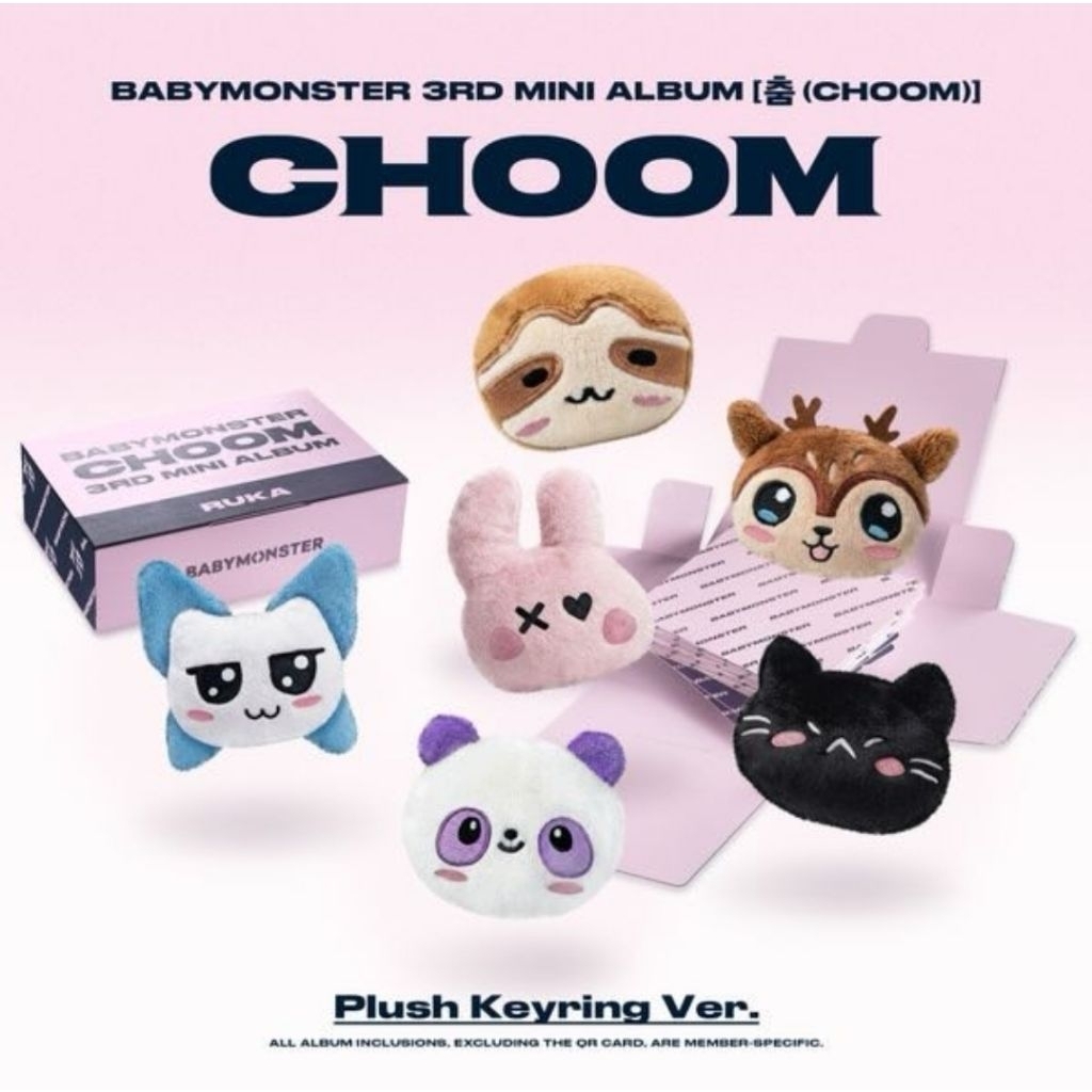 BABYMONSTER - 3rd Mini Album [(CHOOM)] (Plush Keyring ver.) / ALBUM BABYMONSTER