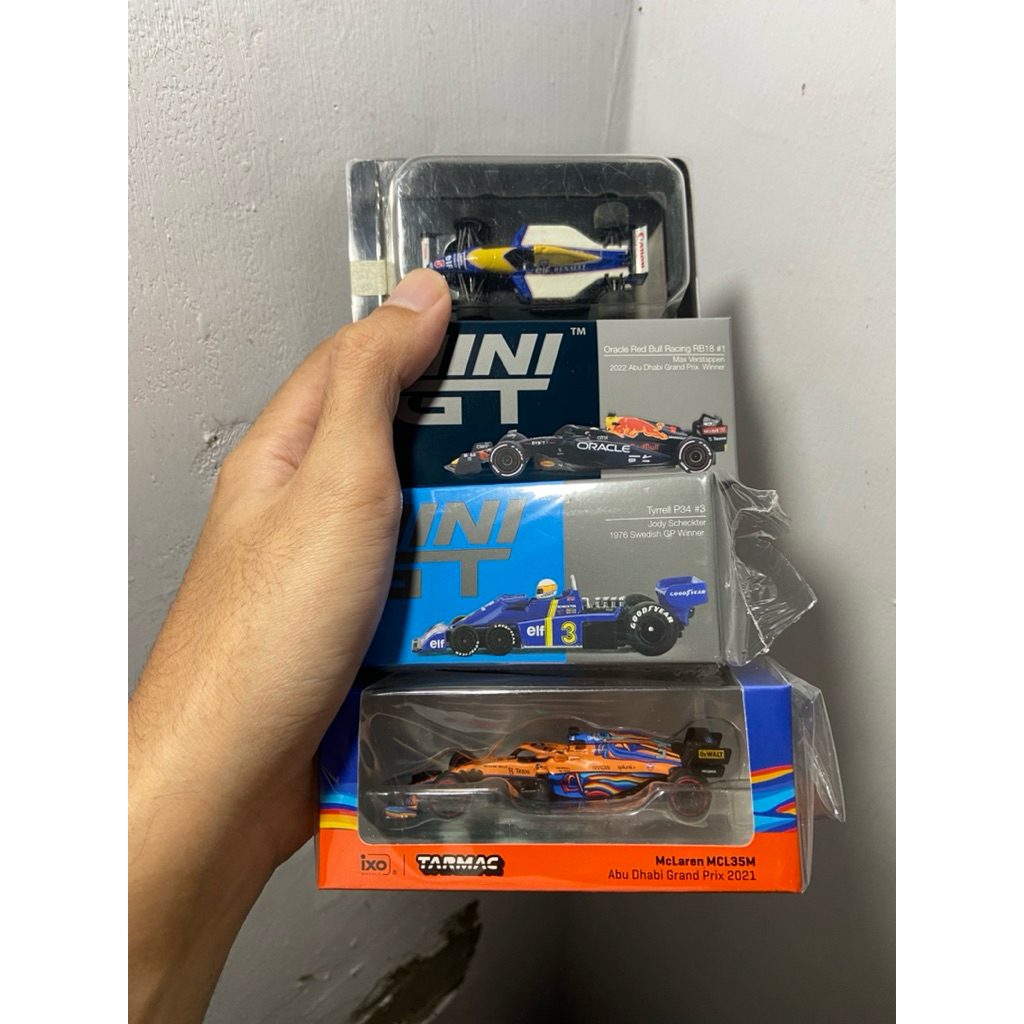 Mini GT MiniGT Tarmac F1 max verstappen daniel ricciardo nigel mansell