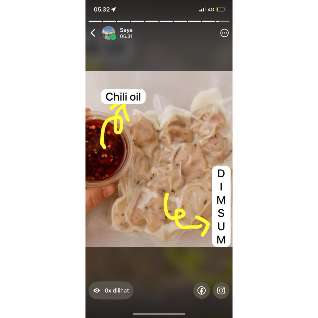 Dimsum Frozen Chili Oil