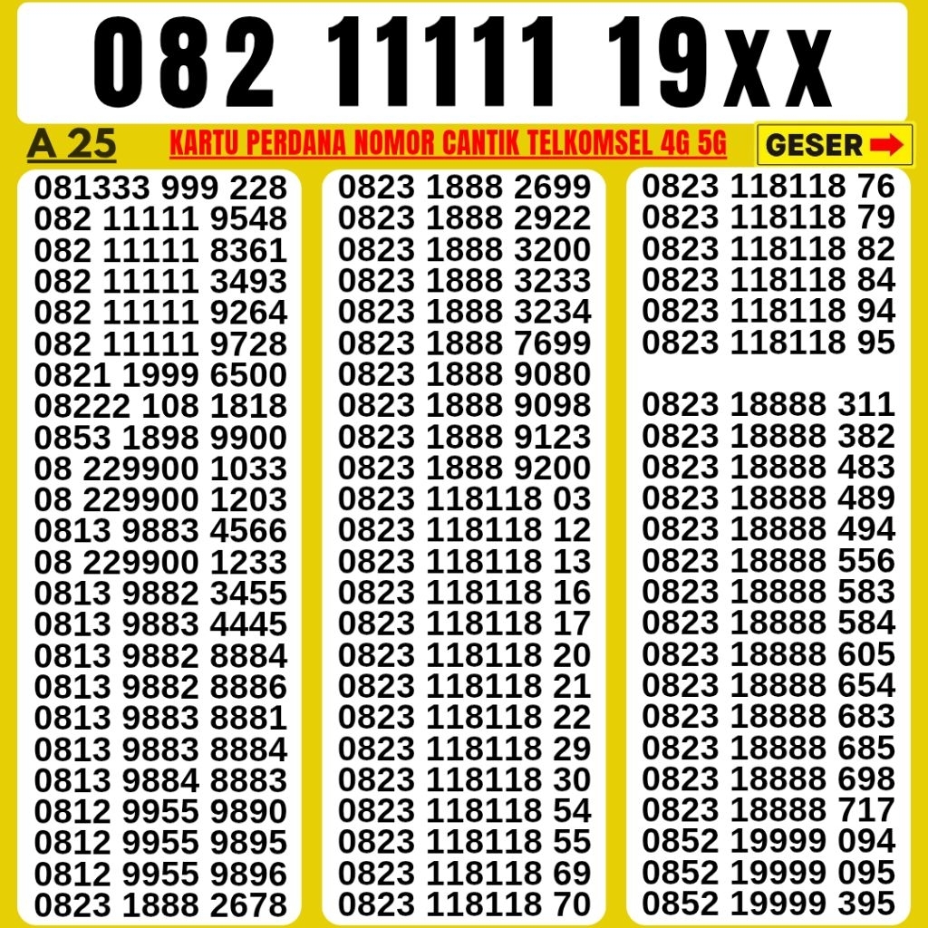 Nomor Cantik Telkomsel Simpati Panca Super 8888 Kartu Perdana Telkomsel Tsel Red Telkomsel 5g Telkom