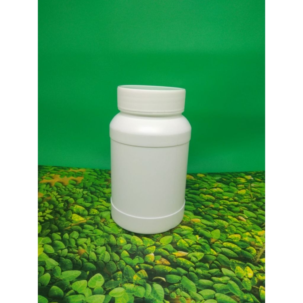 Botol Lem Pox 500gr / Toples plastik 500ml / Botol Obat HDPE 500gr (isi 10pcs)