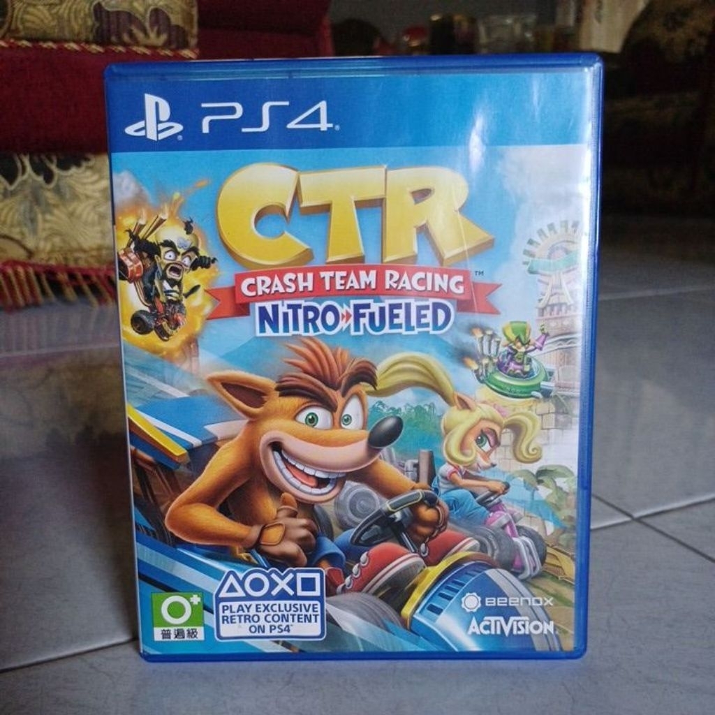 Bd kaset ps4 CTR Nitro Fueled second/bekas