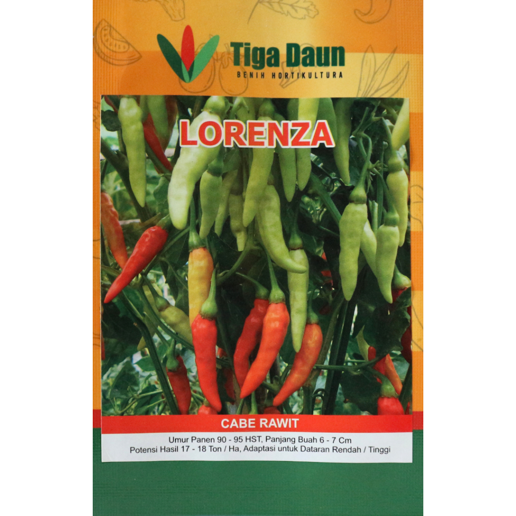 Cabe Rawit Lorenza Benih Cabe Rawit Putih Merunduk 10gr