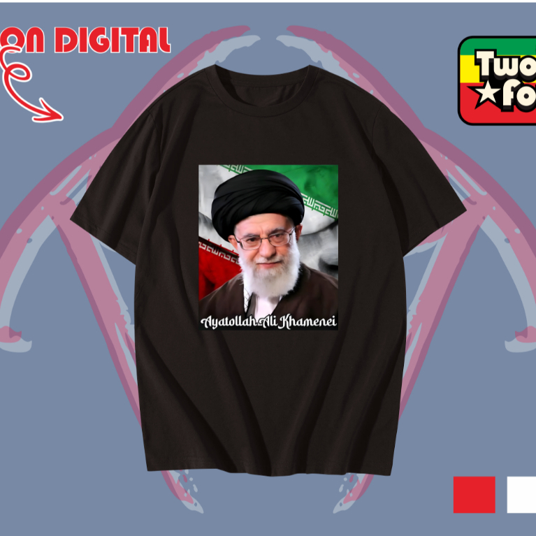 BAJU ayatullah ali khamenei - KAOS ayatullah ali khamenei - T-shirt LENGAN PANJANG ayatullah ali kha