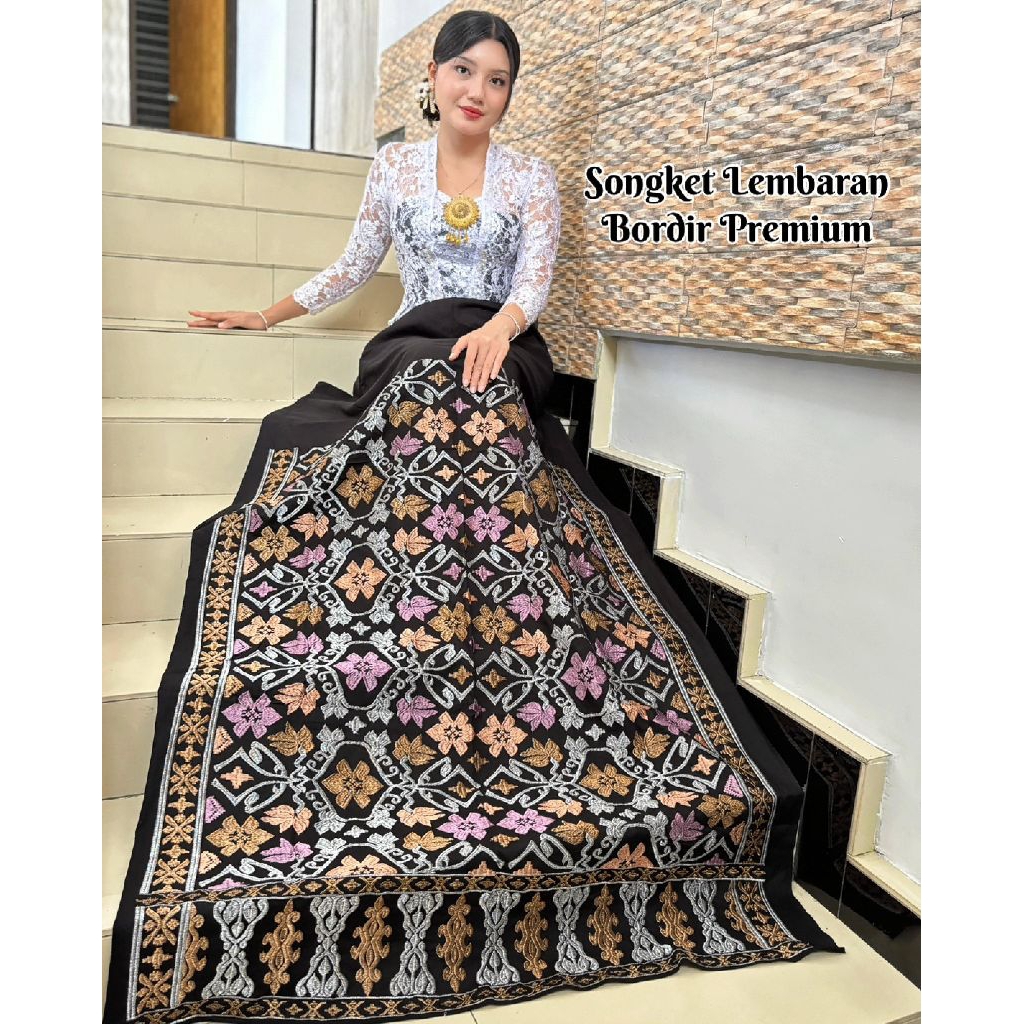 Kain bali katun tenun ikat songket benang cendana
