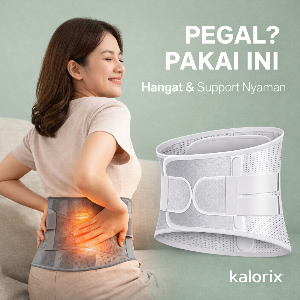 Korset Lumbal Pemanas Pinggang Magnet Tourmaline Penyangga Punggung Support Brace Nyaman Untuk Pegal