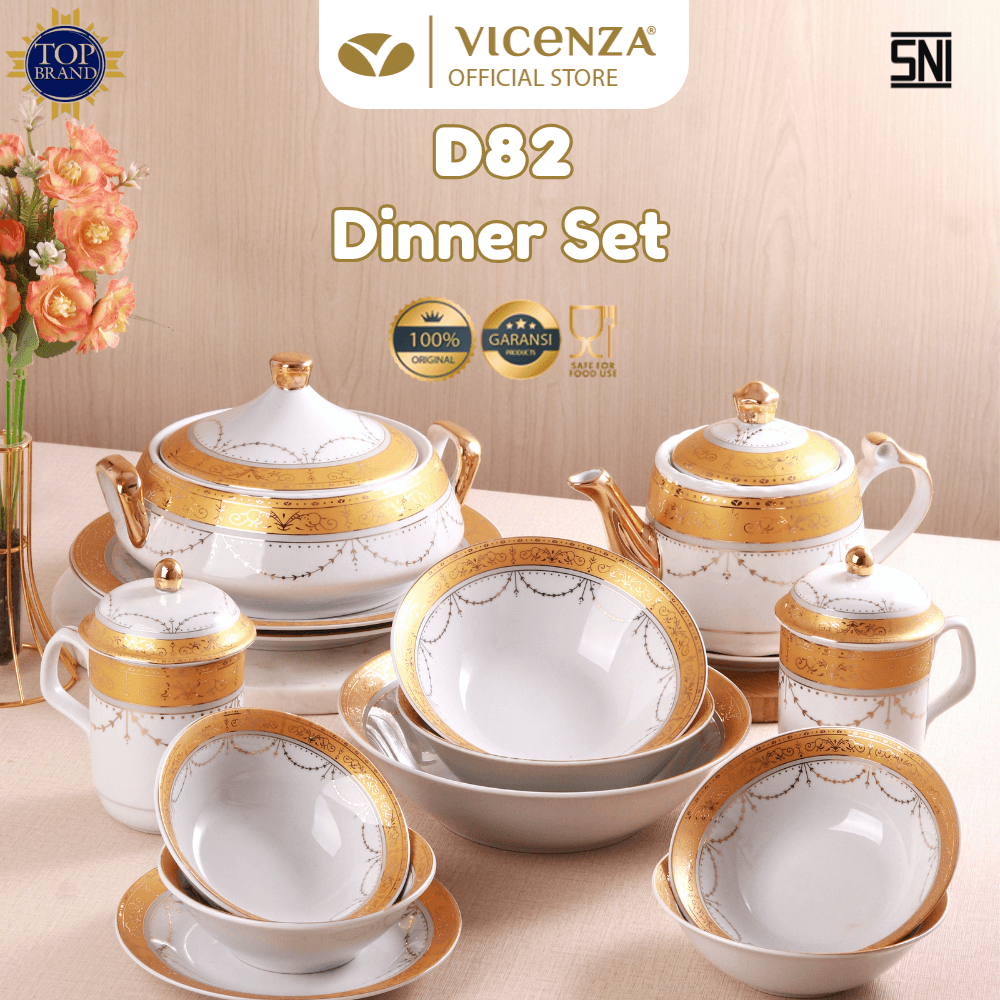 Vicenza Dinner Set Perlengkapan Makan D82