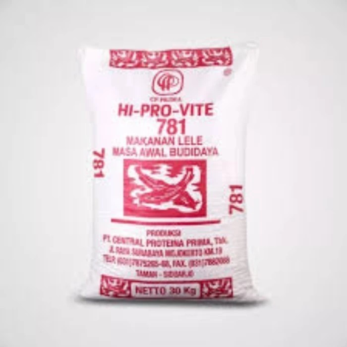 PELET IKAN HI PROVIT 781 1KG PAKAN MAKANAN IKAN LELE NILA PELET HI PRO VIT