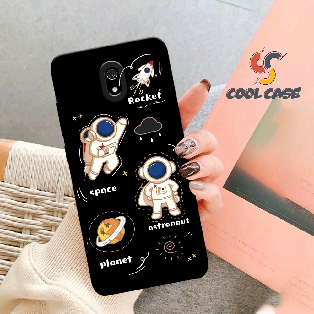 Case Xiaomi Redmi 8A - Fashion Case Astronot - Softcase Xiaomi Redmi 8A - Case Pro Camera - Casing X