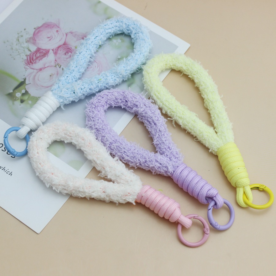 tali gantungan hp bulu | strap hp | gantungan tas girl gift 0003