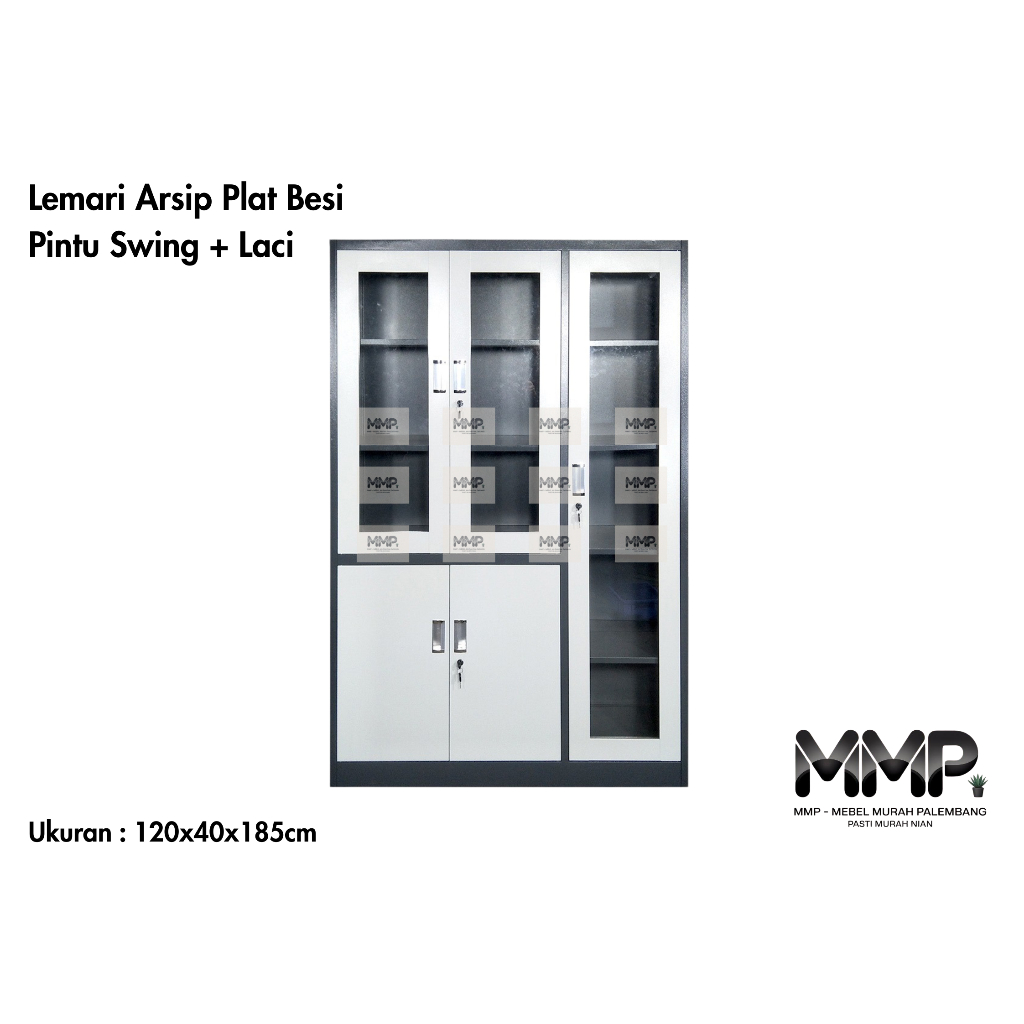 Lemari Arsip Plat Besi Pintu Swing | Lemari Arsip Plat Besi Murah Palembang