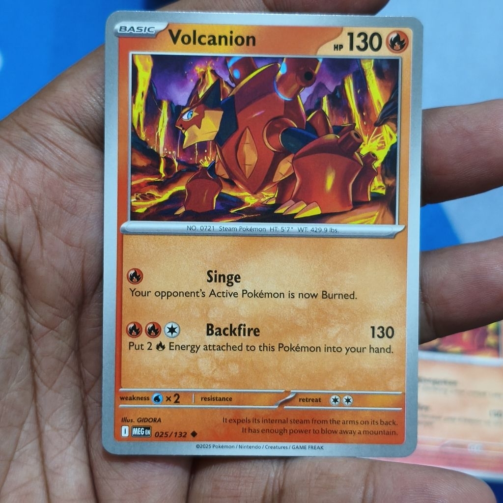 volcanion tcg pokemon / kartu pokemon