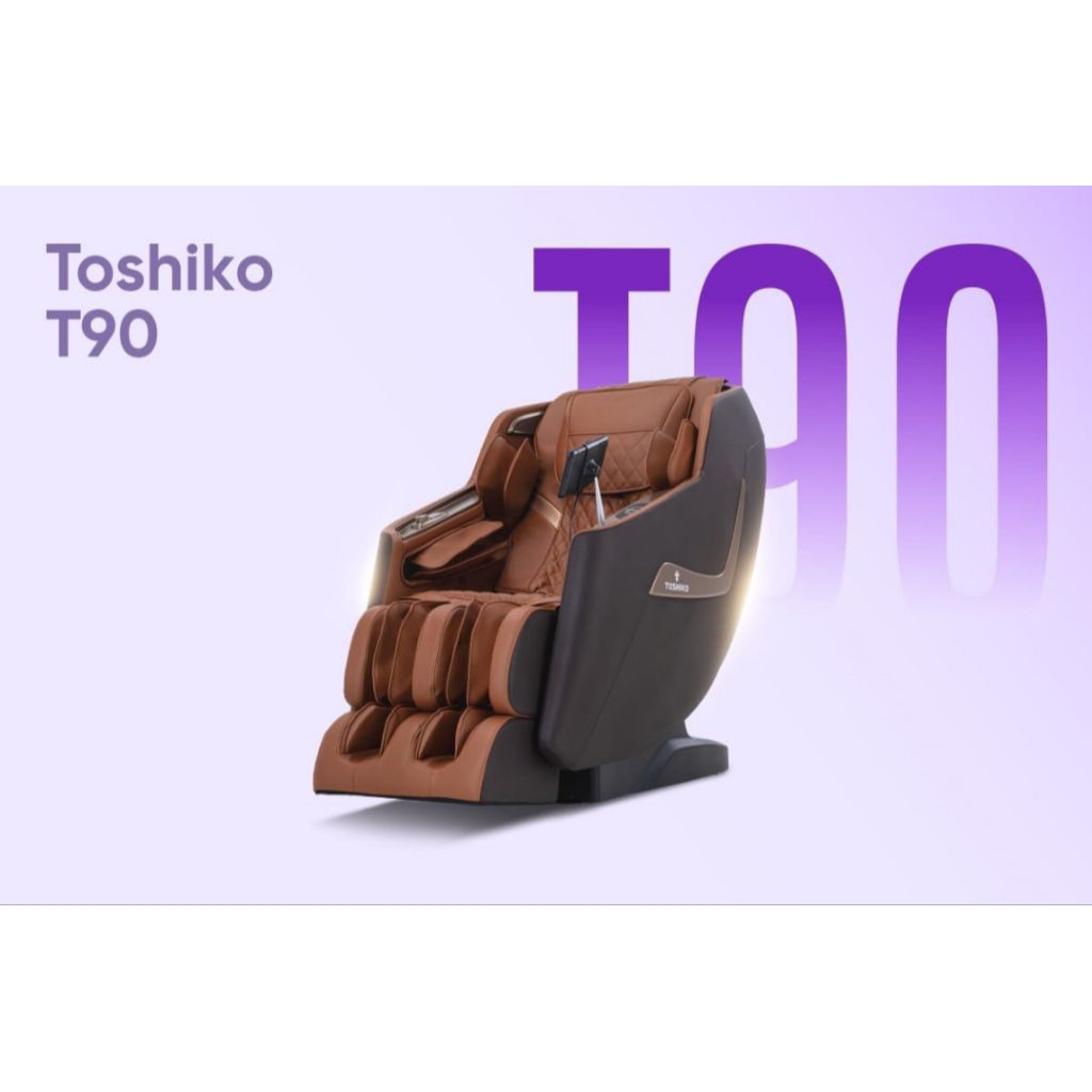 Toshiko T90 Kursi Pijat 4D Full Body SL Track Zero Gravity