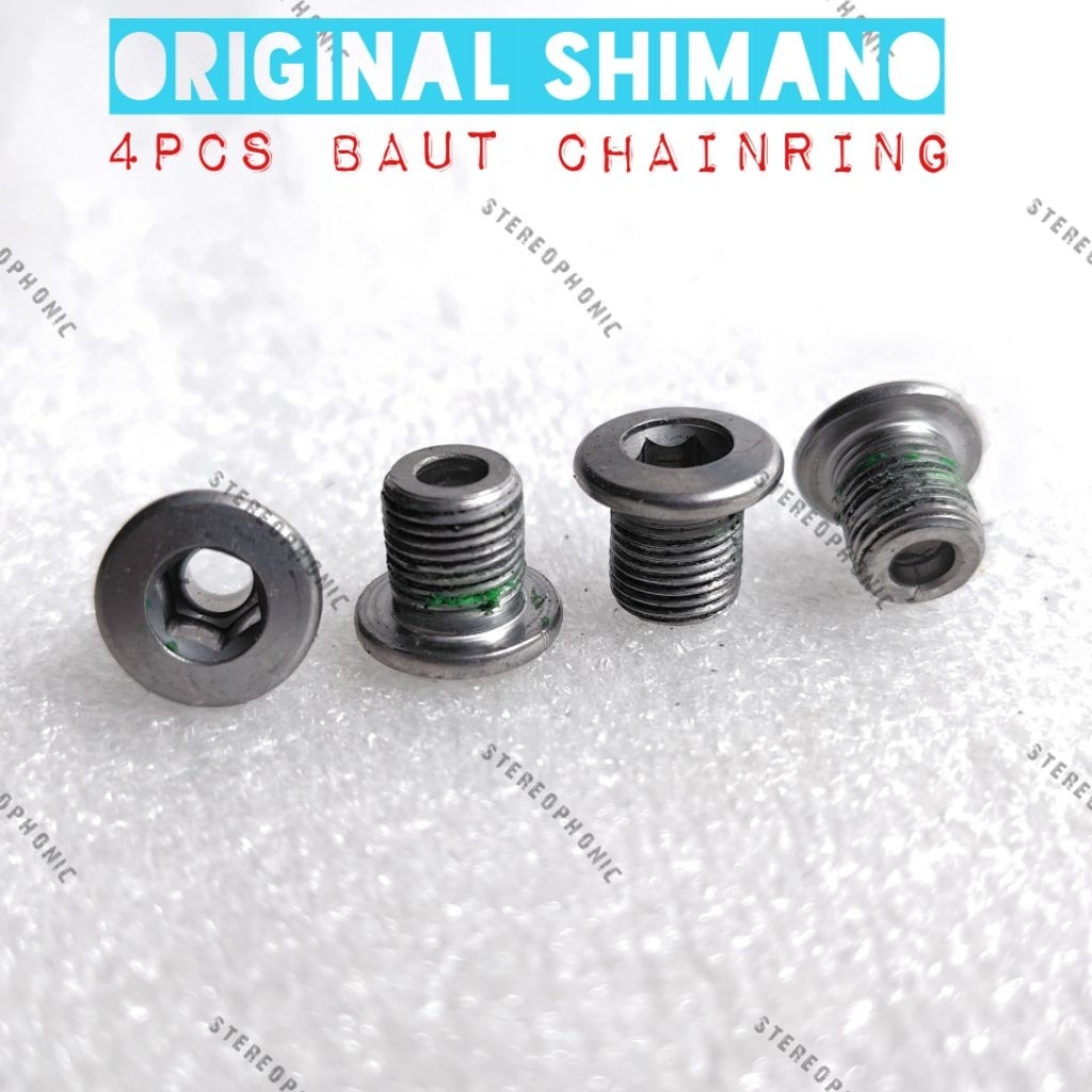 Baut Chainring Baut Crank SHIMANO Baut Chainring ORIGINAL SHIMANO 4pcs Baut Chainring 105 Baut Chain