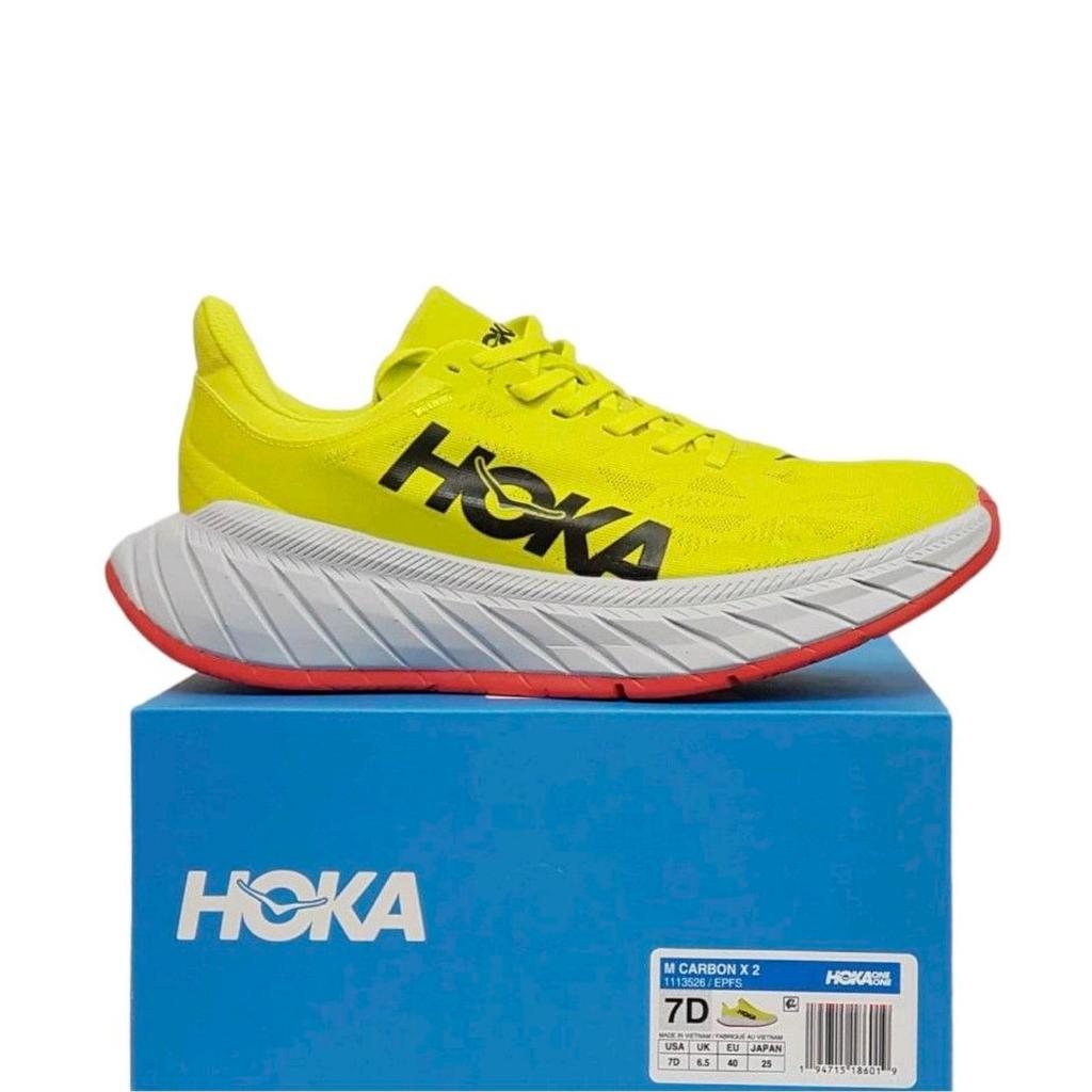 Sepatu Hoka Carbon X 2 MENS Running Shoes HOKA CARBON X2 / sepatu Running Olahraga Fitness Senam Hok