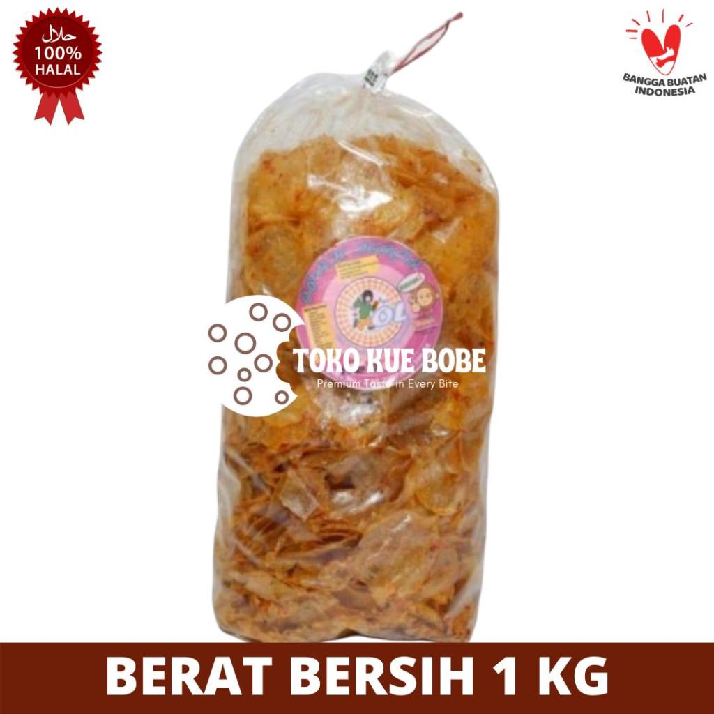 KERIPIK KACA PEDAS MOI 1 BAL BERAT BERSIH 1 KG
