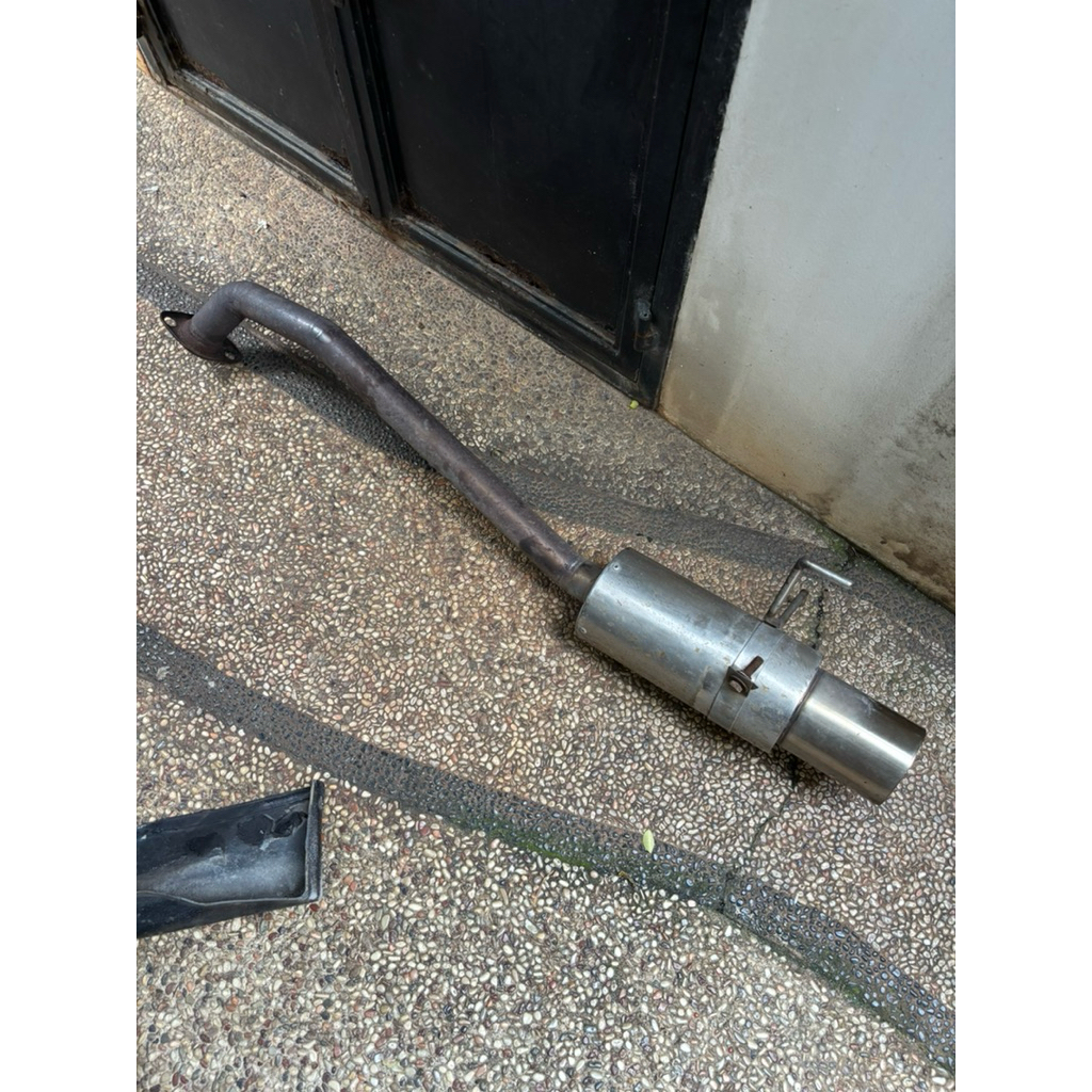 Muffler sokudo exhaust type 3 bolt on city hatchback second