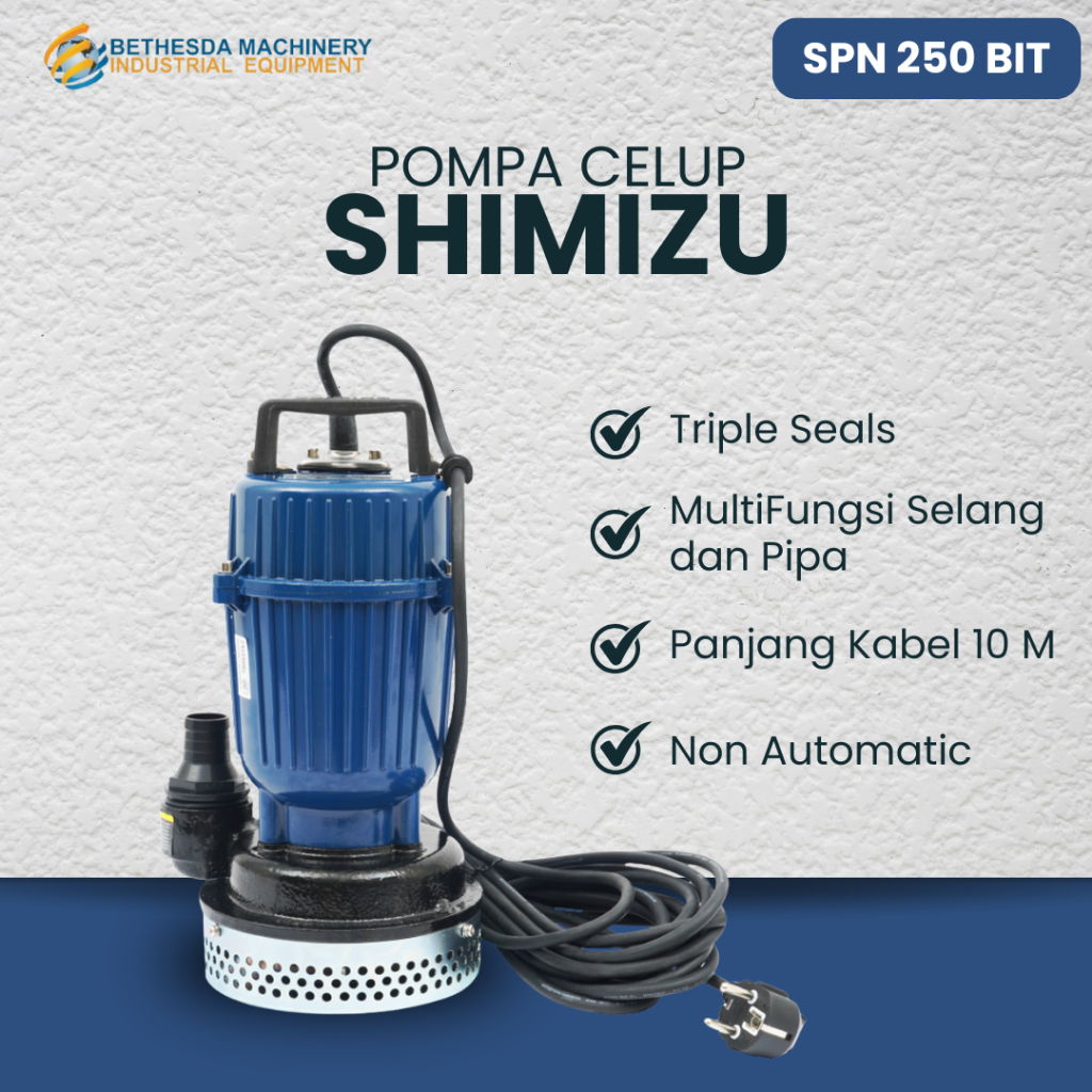 Pompa Celup Shimizu / Pompa Air Listrik Pompa Air Bersih