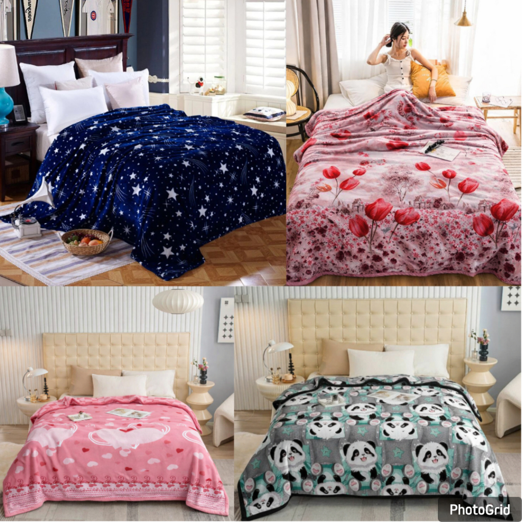 Selimut Bulu Halus Dewasa Aesthetic Jumbo 200x230 New Collection Premium