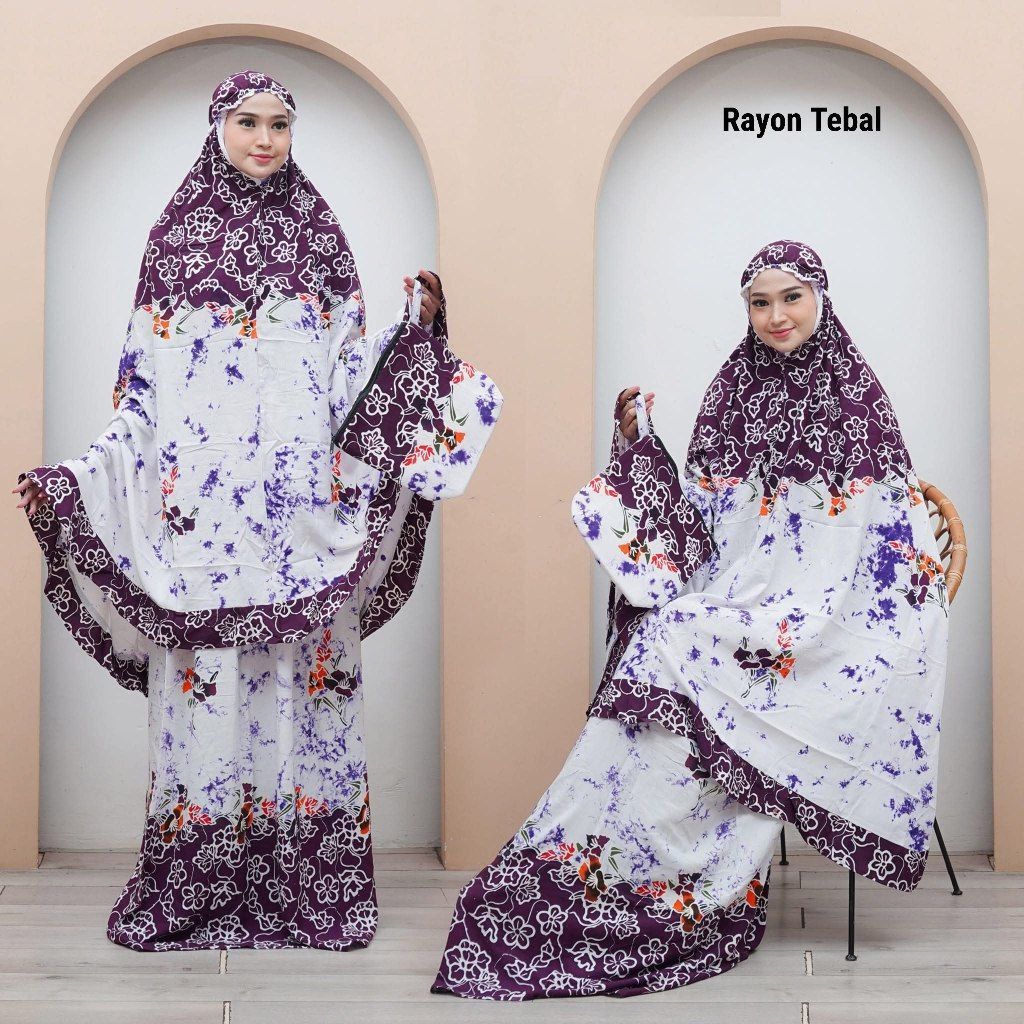 MUKENA ENCIM CAP WARNA - MUKENA BATIK ENCIM MOTIF TERBARU - MUKENA DEWASA