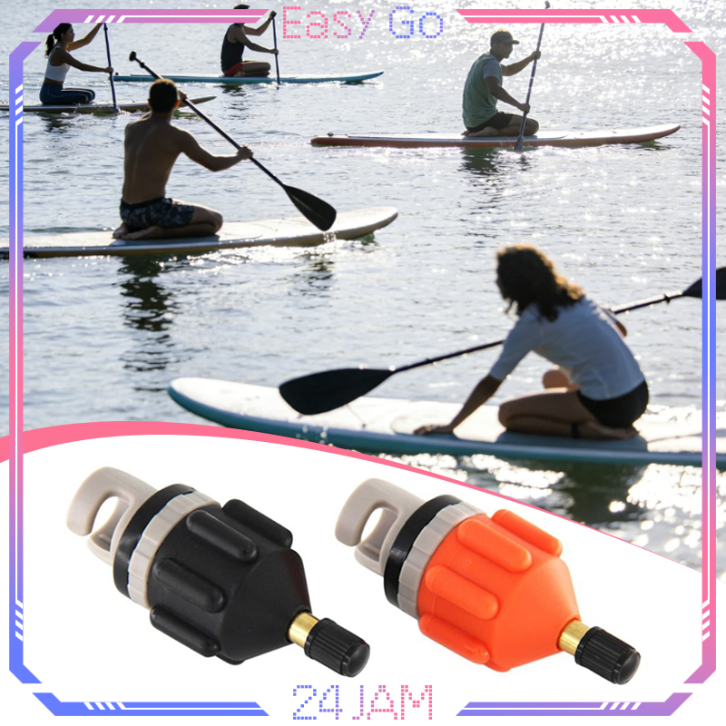 Katup Pompa Angin Sup Adaptor Pompa Perahu Karet Adaptor Valve Pengisian Angin Perahu Karet Kayak