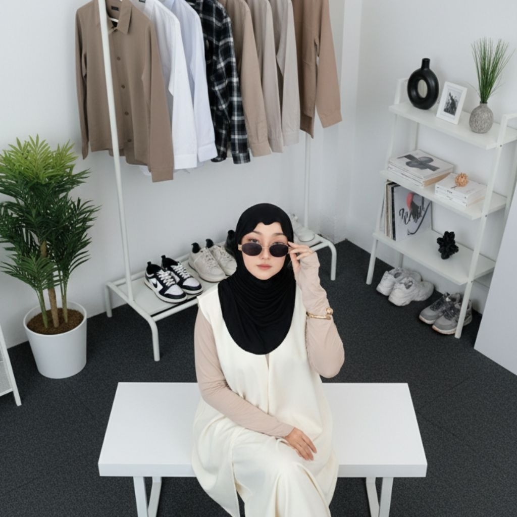 HIJAB INSTAN MLEYOT CANTIK