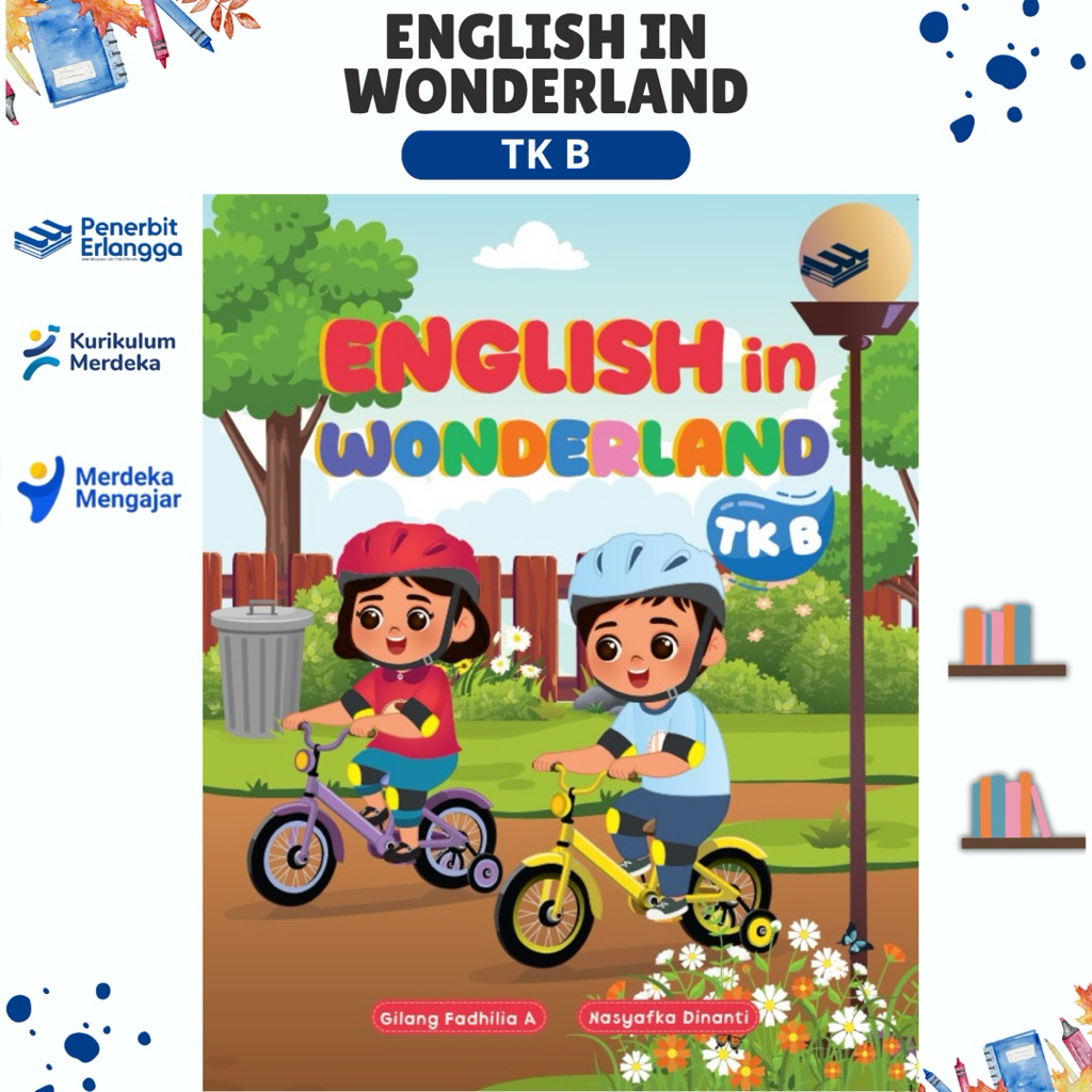BUKU ENGLISH IN WONDERLAND TK B - PENERBIT ERLANGGA