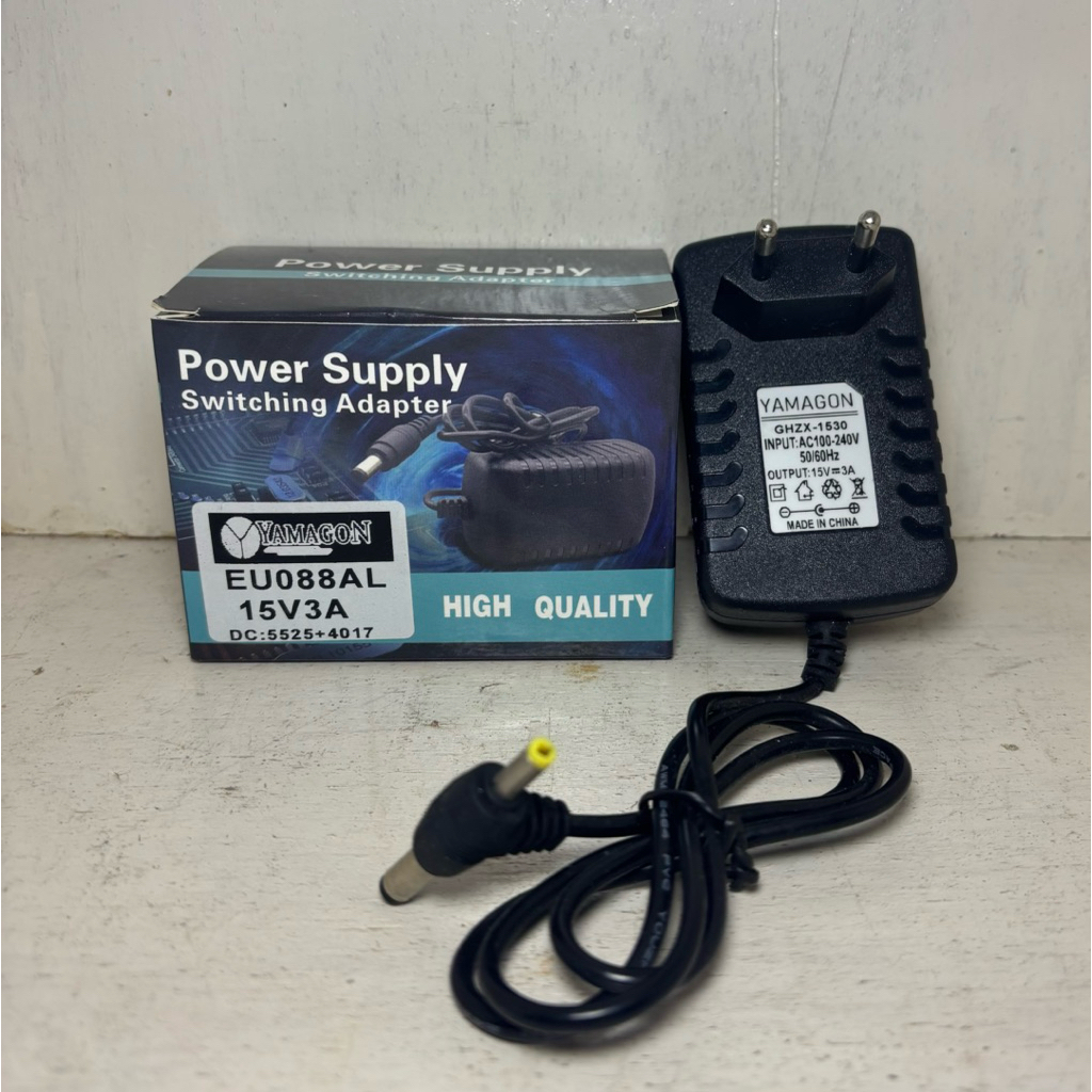 Adaptor Power Supply 15V 3A / Power Supply Switching Adaptor 15V 3A