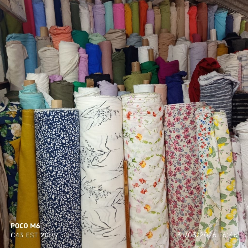 HARGA/0,5 M - KATUN LINEN - LINEN BARBIS - BAHAN LINEN PREMIIUM - KAIN LINEN - KAIN LINEN TEBAL